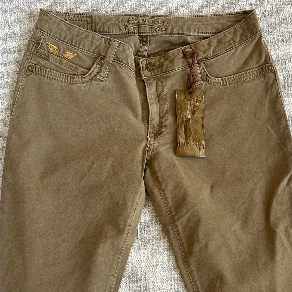 Robin's Jean Brown Jeans with Gold Accents - Picture 5 of 9